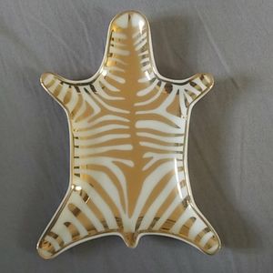 Jonathan Adler gold zebra tray